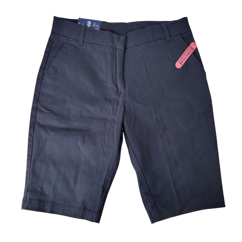 IZOD Approved Schoolwear Navy Blue Adjustable Waist‎ School Pants Size 14
